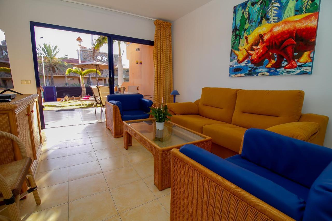Вілла Duplex Meloneras With Free Wifi And Private Garden Екстер'єр фото